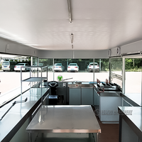 Camion de cuisine mobile électrique pour restaurant, grillades, pizzas, camion de restauration rapide avec cuisine complète à vendre en Europe