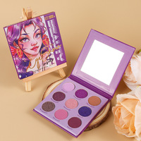 S.F.R. Palette de fards à paupières en papier, finis mats et nacrés, tons terreux, 8+ couleurs pour le maquillage quotidien et les looks de scène