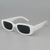 Lunettes de soleil unisexes rectangulaires classiques MA5526, tendance mode Y2K, petites lunettes carrées rétro couleur bonbon, protection UV400, monture intégrale