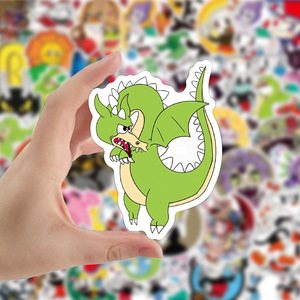 สติกเกอร์ลายการ์ตูนเกมคลาสสิก <span class=keywords><strong>Cuphead</strong></span> 50 ชิ้น สำหรับตกแต่งแล็ปท็อป สติกเกอร์ไวนิลเกมผจญภัย - Product Image 4