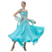 B-22223 personnalisé nouvelle robe de danse de salon standard international robes de danse de salon en soie perlée de haute qualité à vendre
