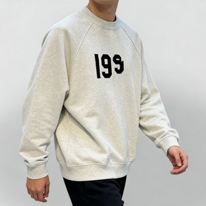 Sudadera Fear of God con logo estampado, diseño sólido, para hombre y mujer, de felpa <span class=keywords><strong>francesa</strong></span>, cuello redondo. - Product Image 1