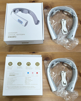 Produits les plus vendus 2026 Nouveau masseur cervical portable mini en forme de U à impulsions électriques EMS avec fonction chauffante