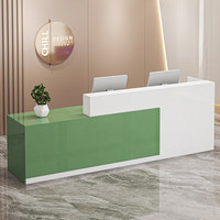 Comptoir de réception de bureau, comptoir de consultation, comptoir de caisse pour magasin de vêtements, comptoir de bar, petit comptoir, simple et moderne