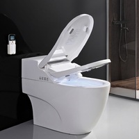 Japonais Ménage Salle De Bain Filigrane Massage Propre Toilette Intelligente Avec Télécommande
