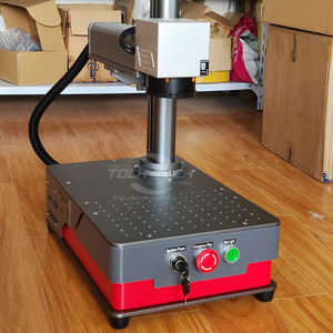 Machine de marquage <span class=keywords><strong>laser</strong></span> à fibre portable mini 600*600 pour plaque de guidage lumineux en verre Gobo <span class=keywords><strong>UV</strong></span>, découpe galvo 3D et argent or - Product Image 2