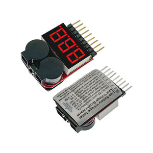 OKY3418 1 8S 2 en 1 Moniteur de puissance à affichage numérique, indicateur de batterie à faible tension, vérificateur, alarme sonore - Product Image 4