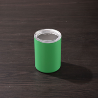 Offre Spéciale – Mini-gobelet Macaron Couleur Unie en Acier Inoxydable à Double Paroi Isotherme avec Couvercle