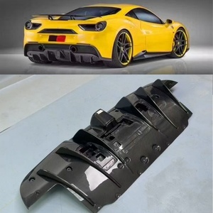 Kit carrozzeria in fibra di carbonio a secco per <span class=keywords><strong>Ferrari</strong></span> 488, aggiornamento <span class=keywords><strong>Ferrari</strong></span> 488 con diffusore stile NOVIT - Product Image 3