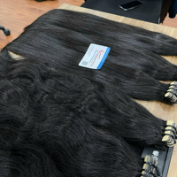 Promotion Tendance 2025 : Cheveux Humains Naturels Vierges Remy Vietnamiens, 8-28 Pouces, Double Trame Faite à la Machine, Pointes Épaisses, Couleurs Invisibles