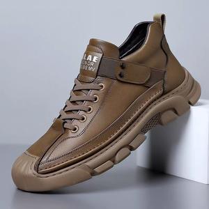 Taglie forti <span class=keywords><strong>scarpe</strong></span> <span class=keywords><strong>alla</strong></span> <span class=keywords><strong>caviglia</strong></span> da uomo con chiusura ad anello a gancio e allacciatura da esterno con lacci resistenti all'usura - Product Image 4