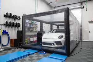 Tente de stationnement <span class=keywords><strong>gonflable</strong></span> transparente personnalisée pour voiture, abri de voiture, tente bulle, housse de protection pour véhicule - Product Image 4