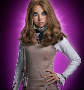 Disfraz de Megan para Mujer Adulta, Disfraz de Halloween, Uniforme Marrón de TV y Cine - Product Image 4