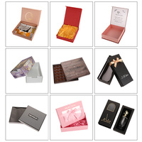 Boîte cadeau en matériaux recyclés haut de gamme pour parfum et bougie, boîte rigide en forme de livre, logo personnalisé, emballage pour la Saint-Valentin