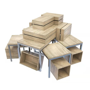 Runda Supermarket Shelf Solid Heavy Duty Pre Assembled Stable Display Rack For Milk Promotion - Product Image 4