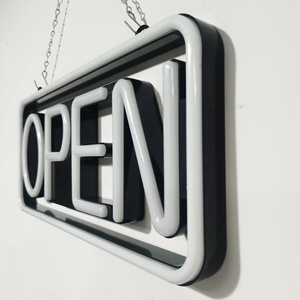 Siêu sáng Neon <span class=keywords><strong>LED</strong></span> hộp biển quảng cáo tưởng tượng PC dấu hiệu mở cho doanh nghiệp ngoài trời quảng cáo điều khiển từ xa cho các quán bar các doanh nghiệp - Product Image 4