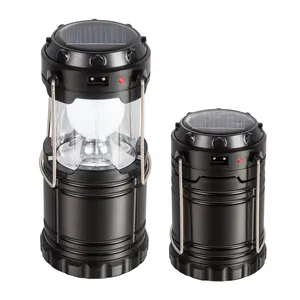 Linterna <span class=keywords><strong>LED</strong></span> Recargable Portátil para Acampar al Aire Libre, Lámpara de Camping con Energía Solar, Antorcha - Product Image 1