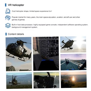 Economic Professional Virtual Reality <strong>Helicopter</strong> Professional Vr Aircraft Airplane 720 Degrees Flight Simulator Dynamic Seat - Product Image 3