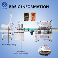 Machine de capsulage de remplissage Machine de capsulage de remplissage de bouteille Machine d'étiquetage de capsulage de bouteille en plastique portable