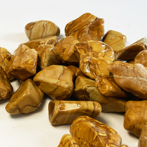Ghiaia Gialla Naturale Effetto Legno, Pietra Ecologica Durevole, Ghiaia Frantumata per Acquari, Decorazione Paesaggistica, Sabbia di Base per Pavimentazione - Product Image 1