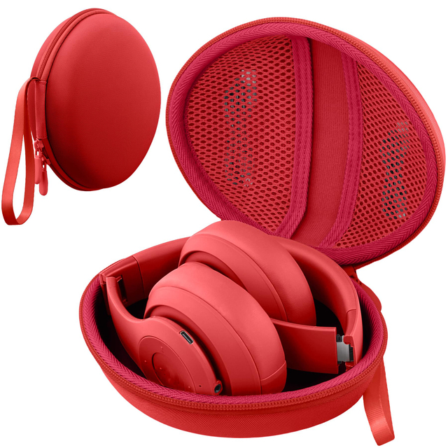 Custom Universal Soft Liner Luxury Hard Shell Headphone Case Shockproof Smell Proof Eva Zipper Closure Protective Foam Insert