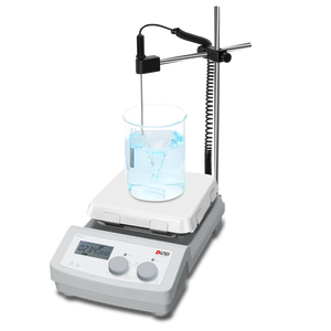 เครื่องกวนสารแบบแม่เหล็ก Veidt Weighing DLAB MS7-H550-Pro พร้อมจอ LCD ดิจิตอล แผ่นทำความร้อนเซรามิกแก้ว 7 ช่อง ปรับอุณหภูมิได้ - Product Image 3