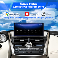 Lecteur DVD de voiture Lexus NX 2015-2017, écran 10,25'', Android 13 avec interface sans fil CarPlay Android Auto, Binarytek