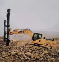 Foreuse diesel PVT avec moteur Cummins pour l'exploitation minière et la construction, profondeur 30m, diamètre 115-140mm, pour le forage de roches dures