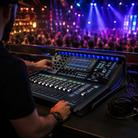 Console de mixage audio numérique TQ22 pour spectacle DJ, 22 canaux d'entrée, 18 canaux de sortie, télécommande par téléphone, iPad, iOS, Android