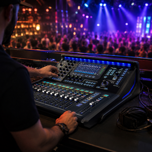 TQ22 Digitales Audio-Mischpult für <span class=keywords><strong>DJ</strong></span>-Shows und Aufführungen, 22 Kanäle Eingang, 18 Kanäle Ausgang, Fernsteuerung per Telefon, iPad, iOS, <span class=keywords><strong>Android</strong></span> - Product Image 4