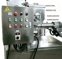 Équipement automatique de fabrication de macaronis à économie d'énergie, extrudeuse de pâtes robuste pour boulangerie et atelier alimentaire