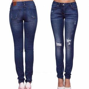 2026 Lady Vintage Style Straight High-Waist Regular Fit Breathable Denim Solid Summer Jeans - Product Image 3