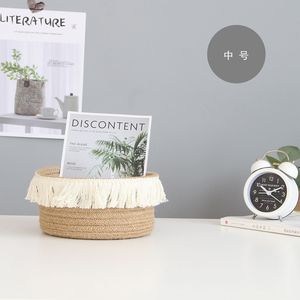Jute <b>storage</b> <b>baskets</b>, woven organizing <b>baskets</b>, Nordic style organizing frames, cotton thread and miscellaneous goods <b>storage</b> - Product Image 3