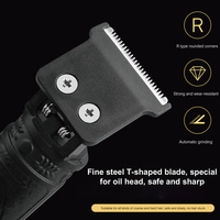Tondeuse à cheveux professionnelle pour hommes, rétro, T9-Blade, sans fil, rasoir, tondeuse, 0,1 mm, machine à couper les cheveux de barbier
