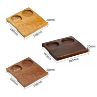 Plateau de dégustation en bois à 2 compartiments pour whisky et vin, en noyer et sapele, avec fente pour carte, logo personnalisé pour salle de dégustation de cave à vin