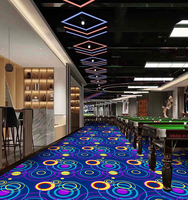 Tapis en polyester imprimé style oriental, antidérapant, pour salon, couloir d'hôtel, escaliers, couloir, tissé en peluche, fabriqué à la machine, Jiuding