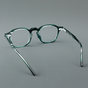 Gafas Redondas de Acetato de Color Retro MS YL65005 para Mujer, Monturas de Alta Calidad con Logotipo y <span class=keywords><strong>Lentes</strong></span> Fotocromáticas Personalizadas, <span class=keywords><strong>Lentes</strong></span> Premium - Product Image 5