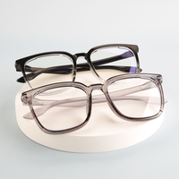 Monture optique TR90 bloc lunettes lumière bleue femmes marque Fabricant professionnel à la mode vintage carré lunettes lumière bleue