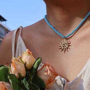 Collar de Oro de 18K Hecho a Mano para Niños, Cadena Trenzada de Nuevo Color, Joyería de Acero Inoxidable Chapado en Oro para Mujer - Product Image 3