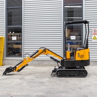 Mini-excavatrice micro 2022 de 1 tonne, la plus petite mini-excavatrice, mini-excavatrice, petite pelle