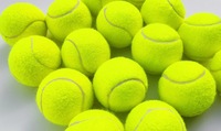 Balles de tennis d'entraînement pour débutants, haute élasticité, durables, en fibres synthétiques de laine, noyau en caoutchouc, rebond optimal