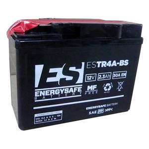 Batería de Motocicleta EnergySafe ESTR4A-BS 12V 2.3Ah Libre de Mantenimiento Compatible con YTR4A-BS - Product Image 1