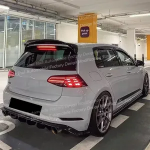 Aileron arrière pour Golf 7 MK7 Golf 7.5 GTI/R/RLine style ASPEC 2014-2020, kit de tuning pour hayon de coffre - Product Image 3