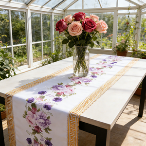 Nappe en vinyle de 50 cm, nappe en plastique personnalisée, nappe en plastique à dentelle, nappe en <span class=keywords><strong>toile</strong></span> <span class=keywords><strong>cirée</strong></span>, imperméable - Product Image 4