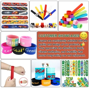 Fabricant de bracelets slap personnalisés en silicone avec logo imprimé, bracelets slap en caoutchouc pour enfants, bracelets slap en silicone - Product Image 5