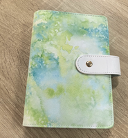 Carnet de budget A6 Tie Dye Macaron, classeur à feuilles mobiles, journal, carnet de suivi des dépenses, planificateur rechargeable et détachable