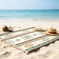 Tapis de pique-nique extra-large pour l'extérieur, imperméable et résistant à l'humidité, avec support en Oxford, coussin pliable pour le camping, activité de plein air