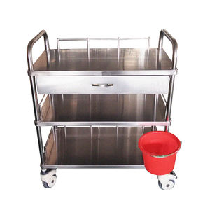 Supporto Mobile 304 chirurgico medico acciaio inox 3 strati carrello strumenti - Product Image 1