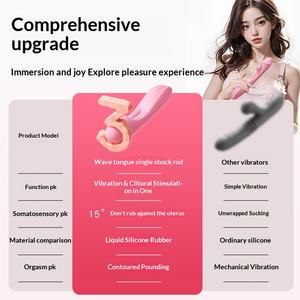 Vibrations-Stoßstab für Frauen Selbstbefriedigungsgerät Erotik-Produkte für Frauen Flirt-Spaß Höhepunkt-Hilfsmittel - Product Image 3