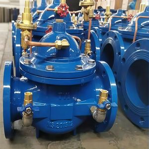 Katup Pengatur Tekanan yang Dapat Disesuaikan, Terpasang di Flensa, Besi Daktil, Dioperasikan dengan <span class=keywords><strong>Pilot</strong></span>, Kontrol Hidrolik, Katup Penstabil Tekanan - Product Image 4